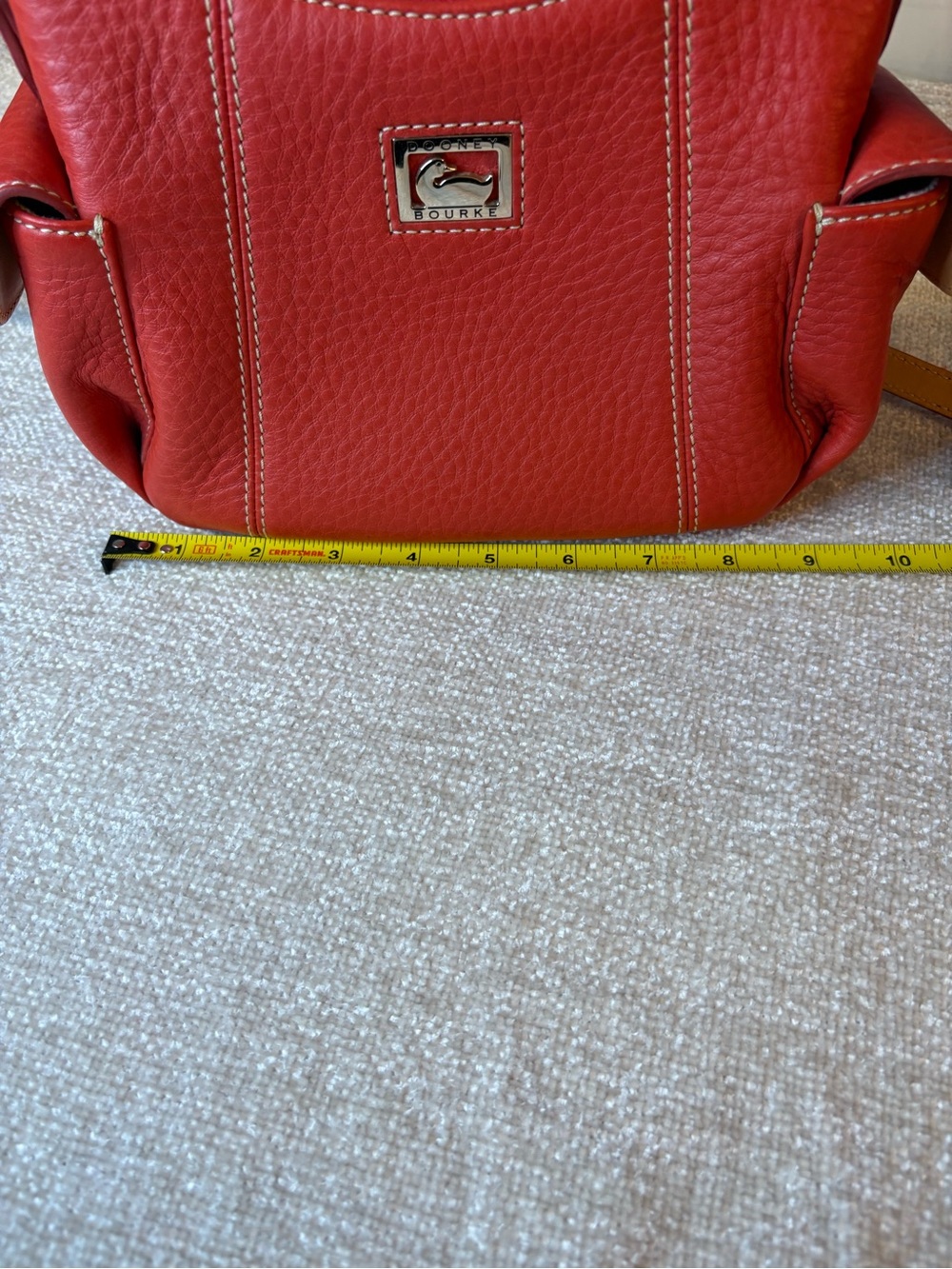 Dooney & Bourke Pebbled Leather Crossbody with Gold-Tone Hardware - Picture 15 of 16